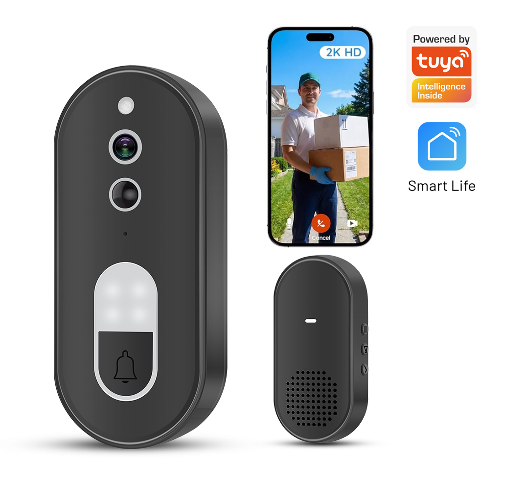 Home Cinema Hd - Videoportero Inalámbrico WiFi Tuya 1080P HD,
