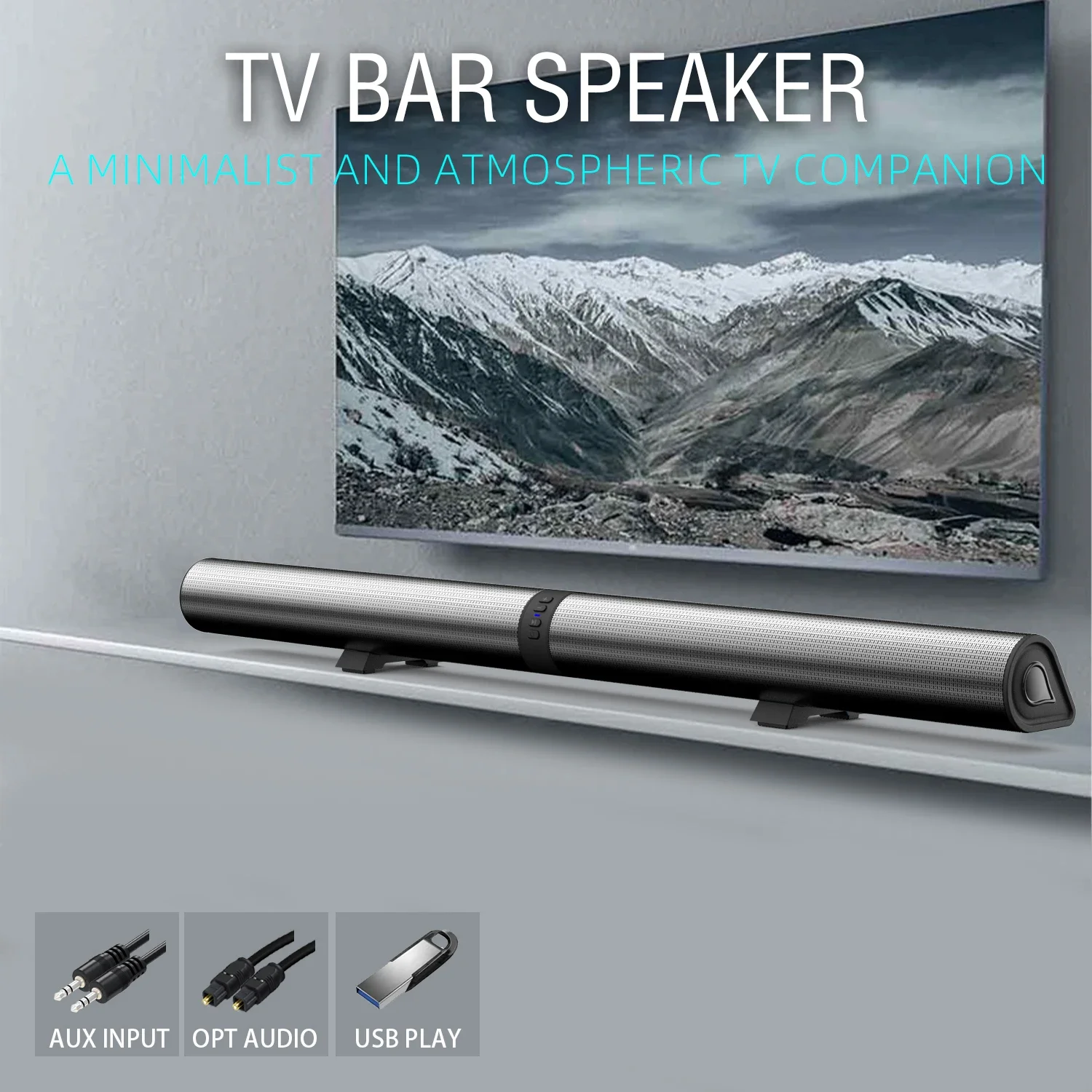 Home Cinema Of Soundbar - Barra de sonido FM, altavoces Bluetooth
