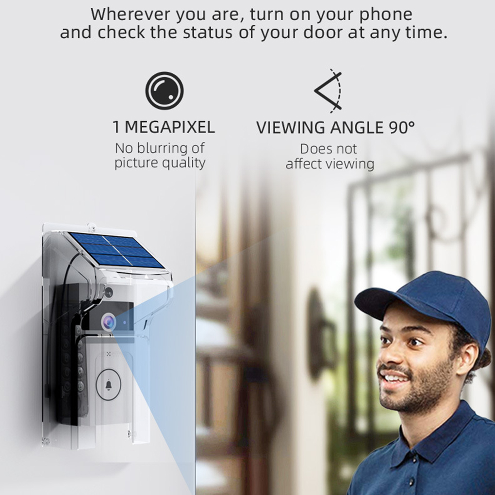 Home Cinema Hd - Timbre Wifivisual, cámara inalámbrica con carga
