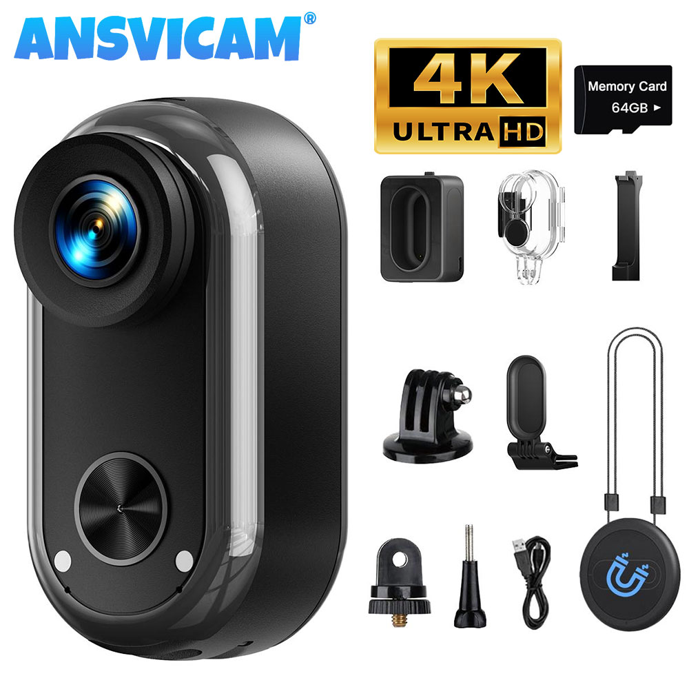 Home Cinema Hd - ANSVICAM Cámara de Acción Mini Wifi