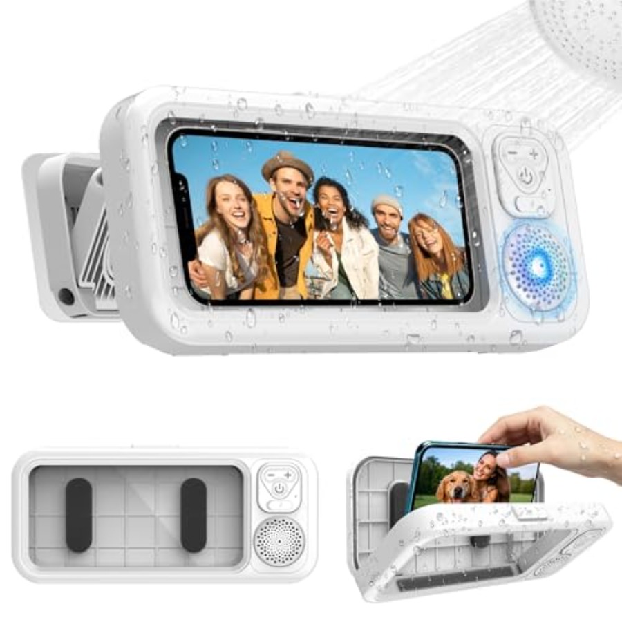 Wall Mount Speaker - Soporte para Teléfono de Ducha Impermeable