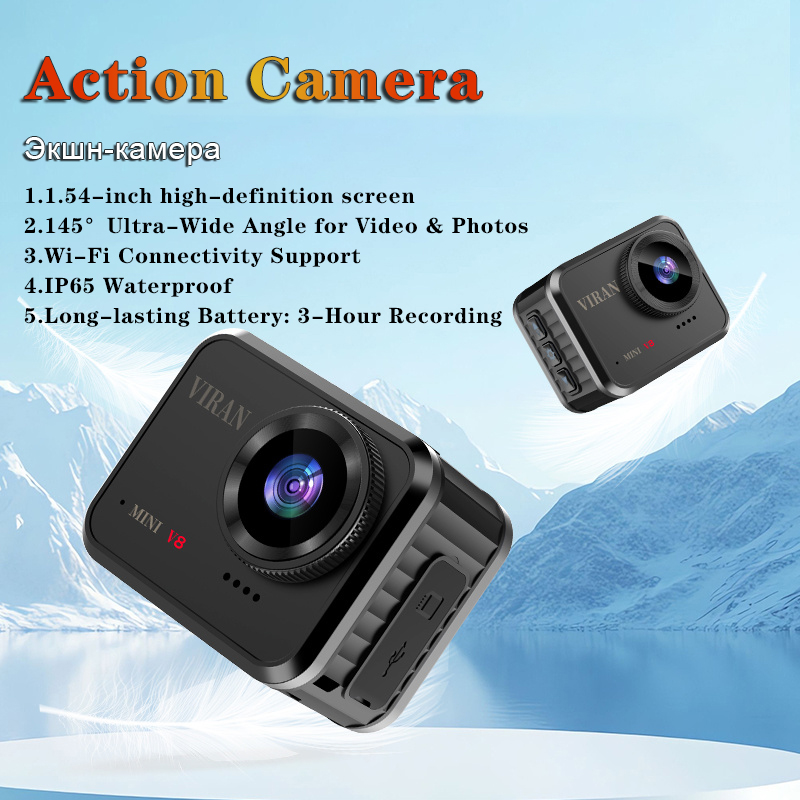 Home Cinema Hd - Mini Cámara de Acción 4K Ultra