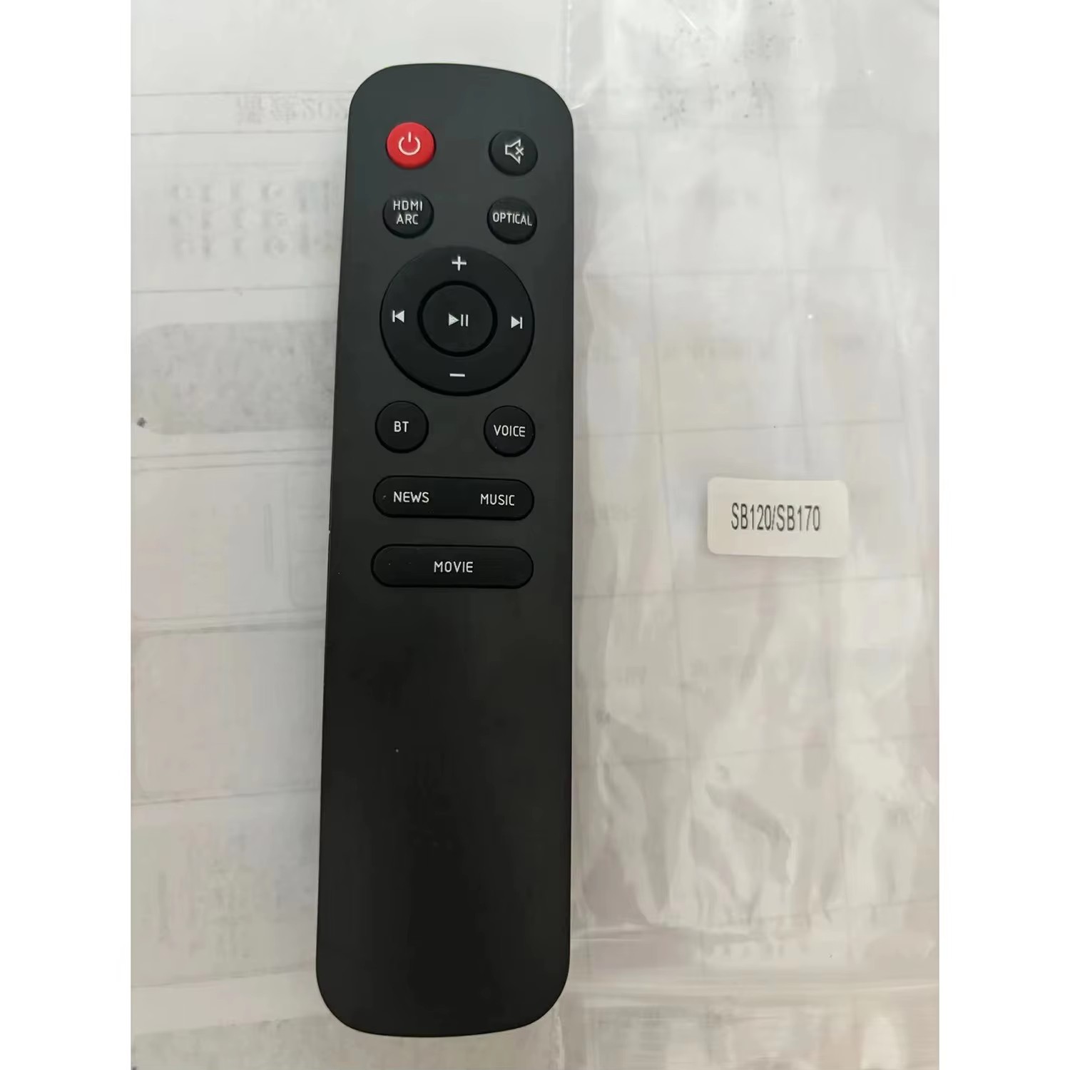 Home Cinema Of Soundbar - Reemplace el control remoto para la
