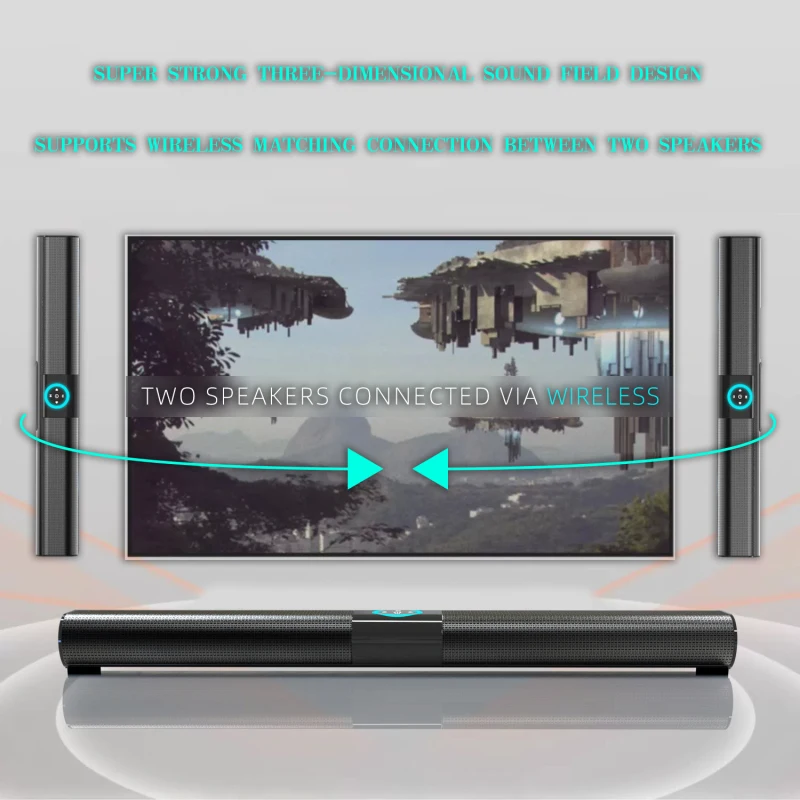 Barra de Sonido Inalámbrica BS - Home Cinema Wall Lights reseña y precio