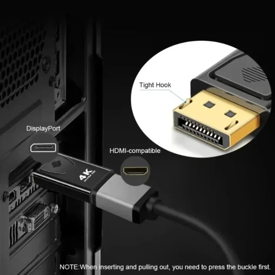 Adaptador convertidor DP Displ - Home Cinema Projector reseña y precio