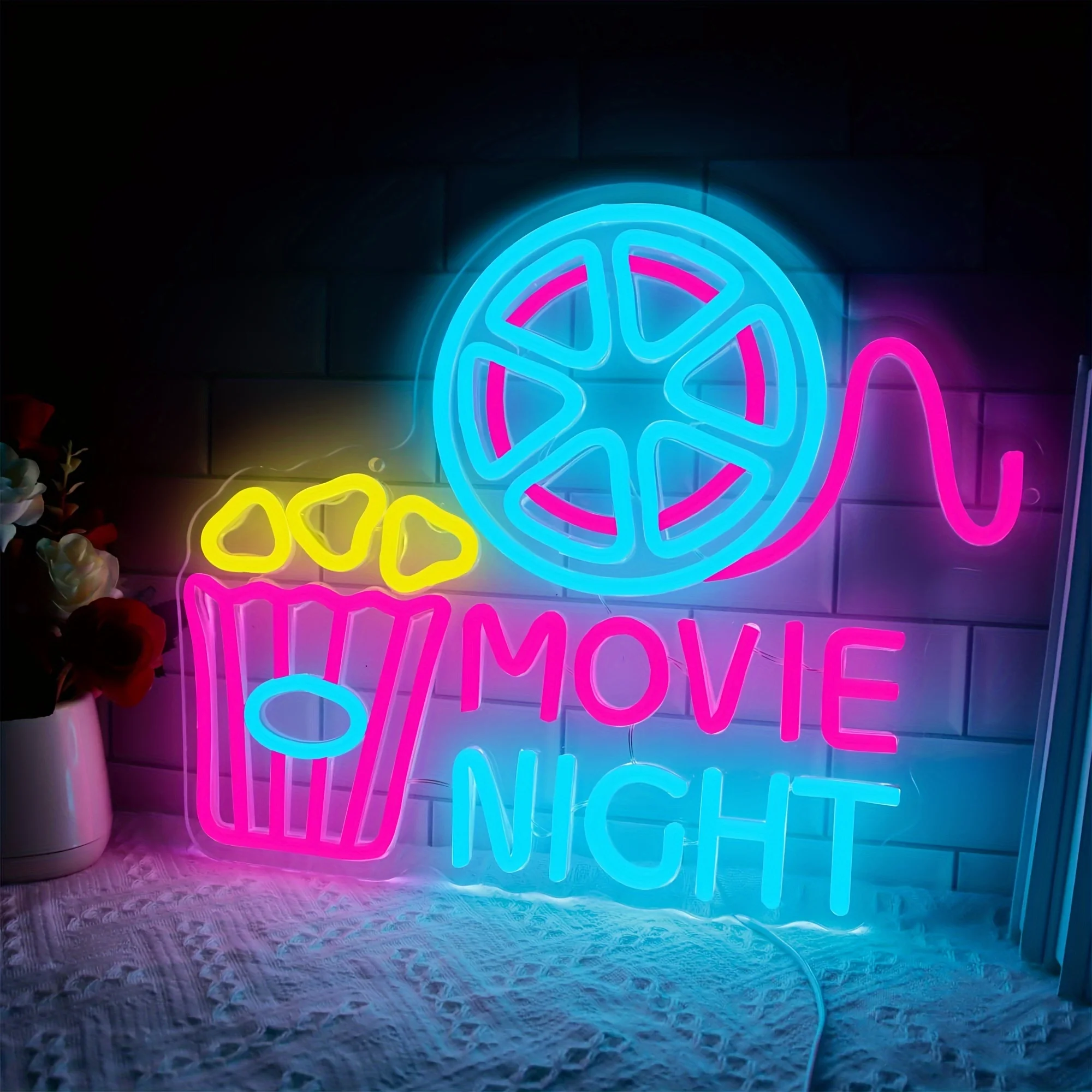 Caja de papel de noche de palo - Home Cinema Wall Lights reseña y precio