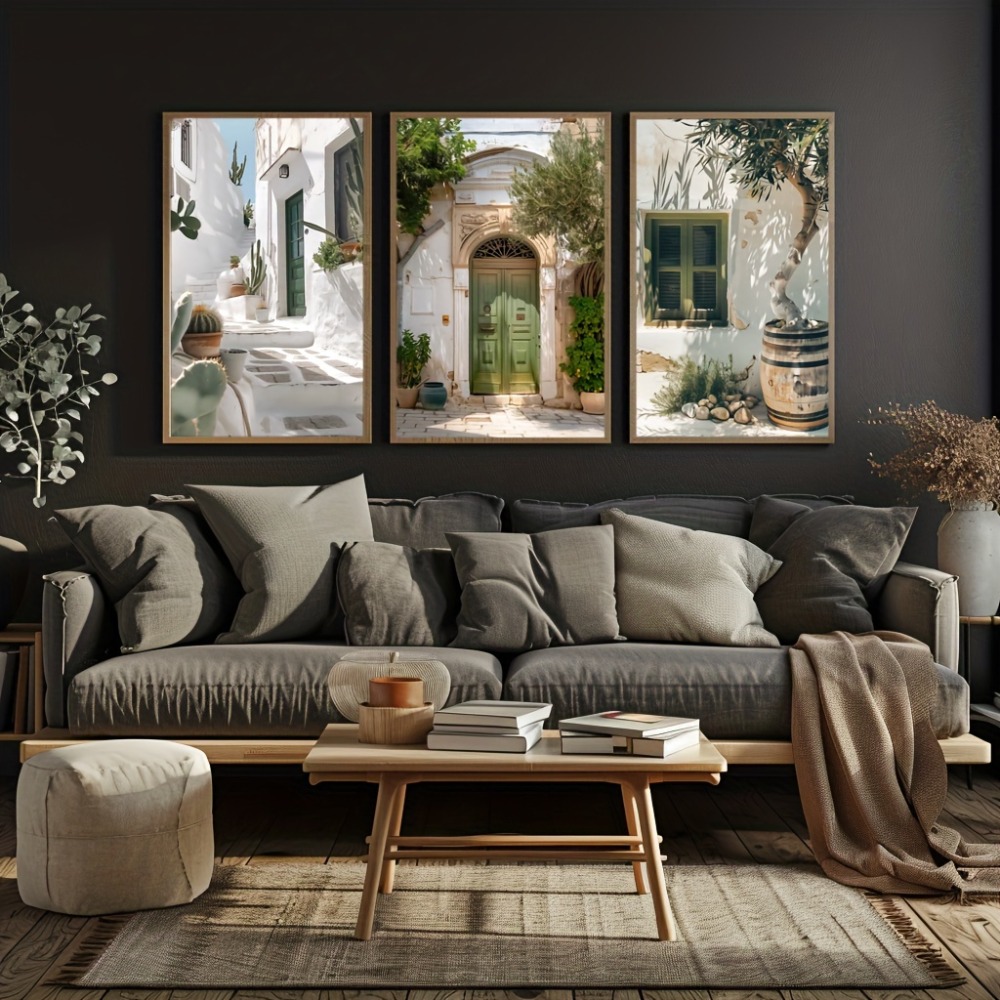 Juego de 3 Cuadros en Lienzo s - Home Cinema Wall Art reseña y precio