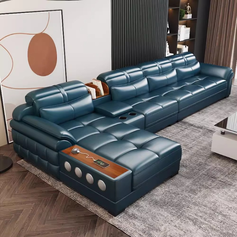 Sofás pequeños de cuero genuin - Home Cinema For Small Room reseña y precio