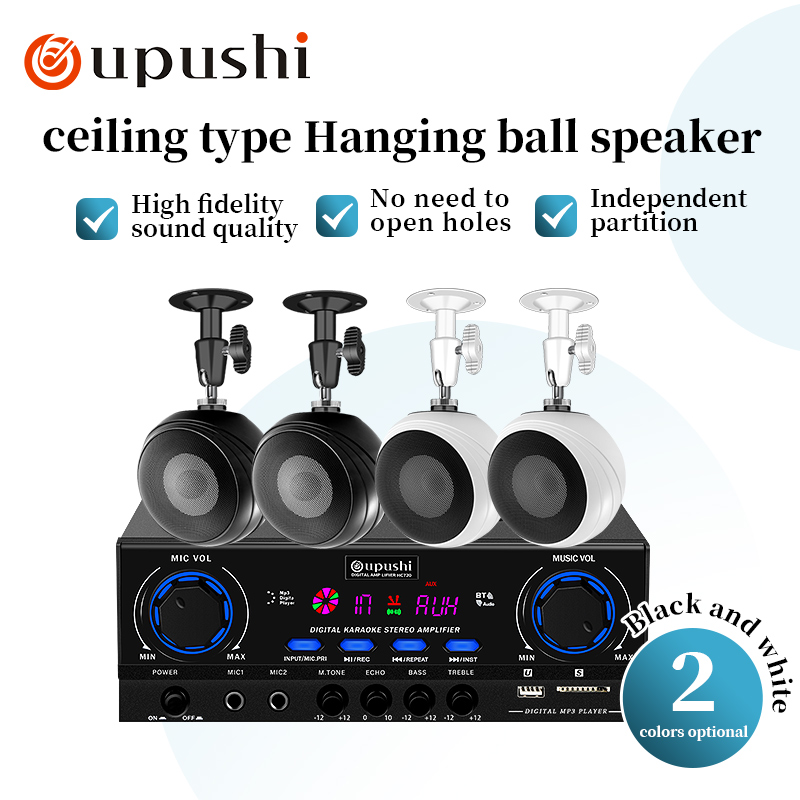 Oupushi-sistema de audio monta - Wall Mount Speaker reseña y precio