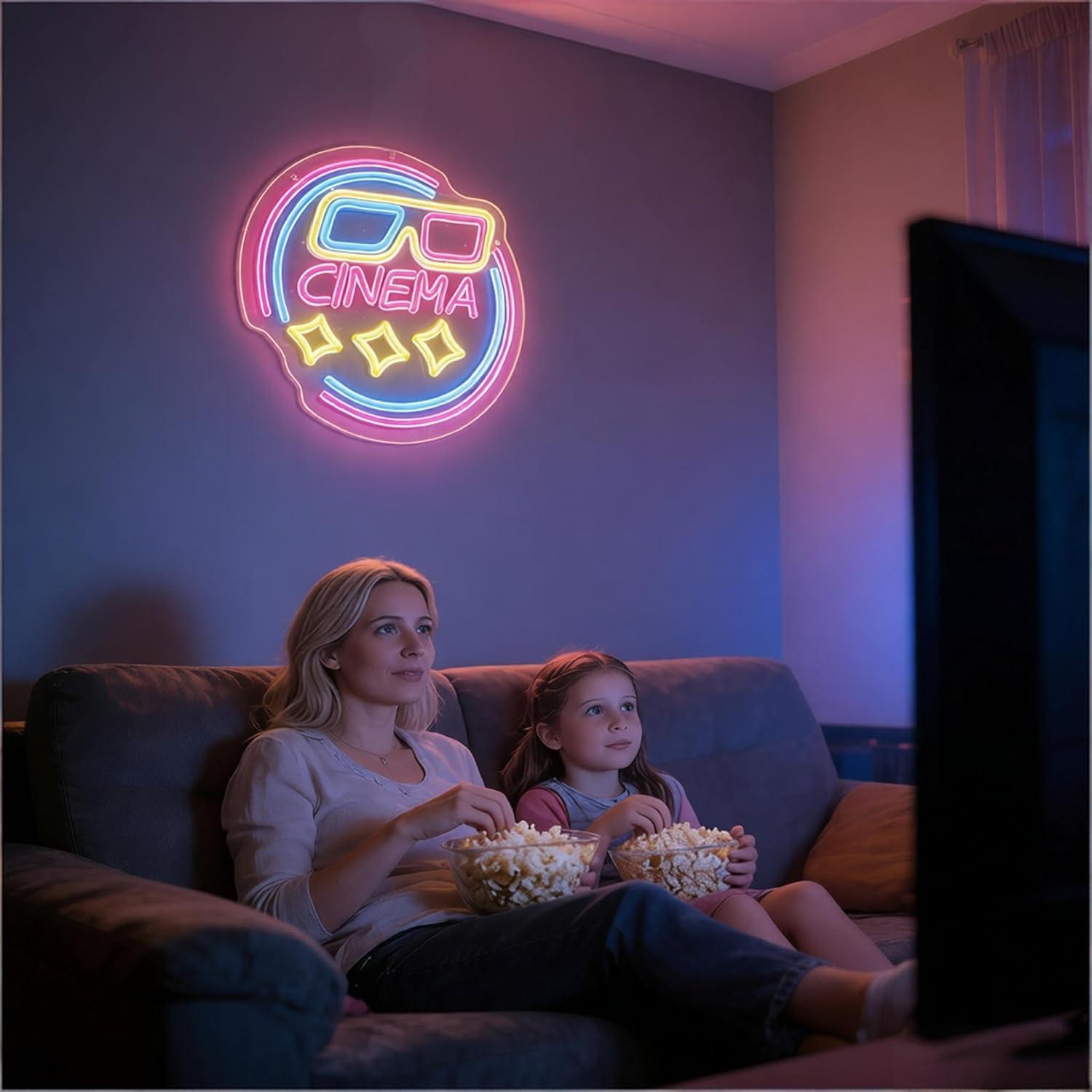 Letrero Luminoso LED USB Regul - Home Cinema Wall Lights reseña y precio