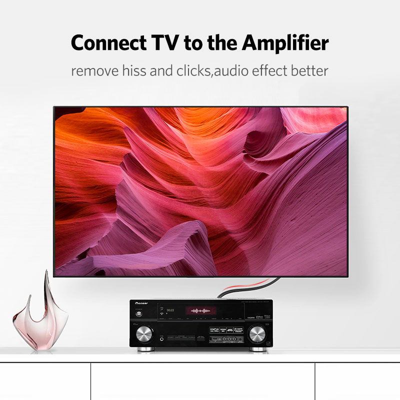 Ugreen-Cable de audio para dis - Home Cinema Tv reseña y precio
