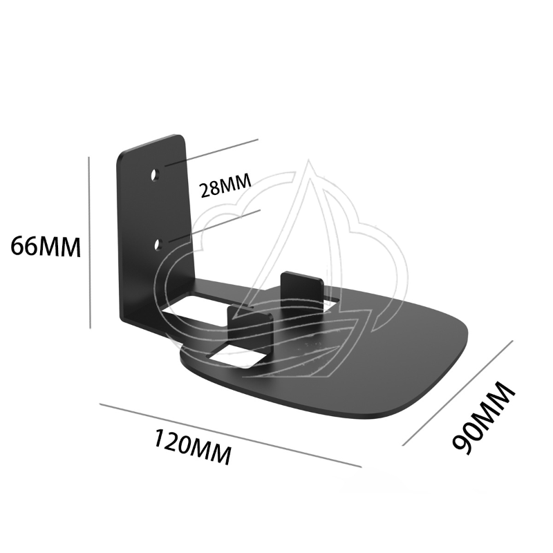 Soporte de Pared Metálico Negr - Wall Mount Speaker reseña y precio