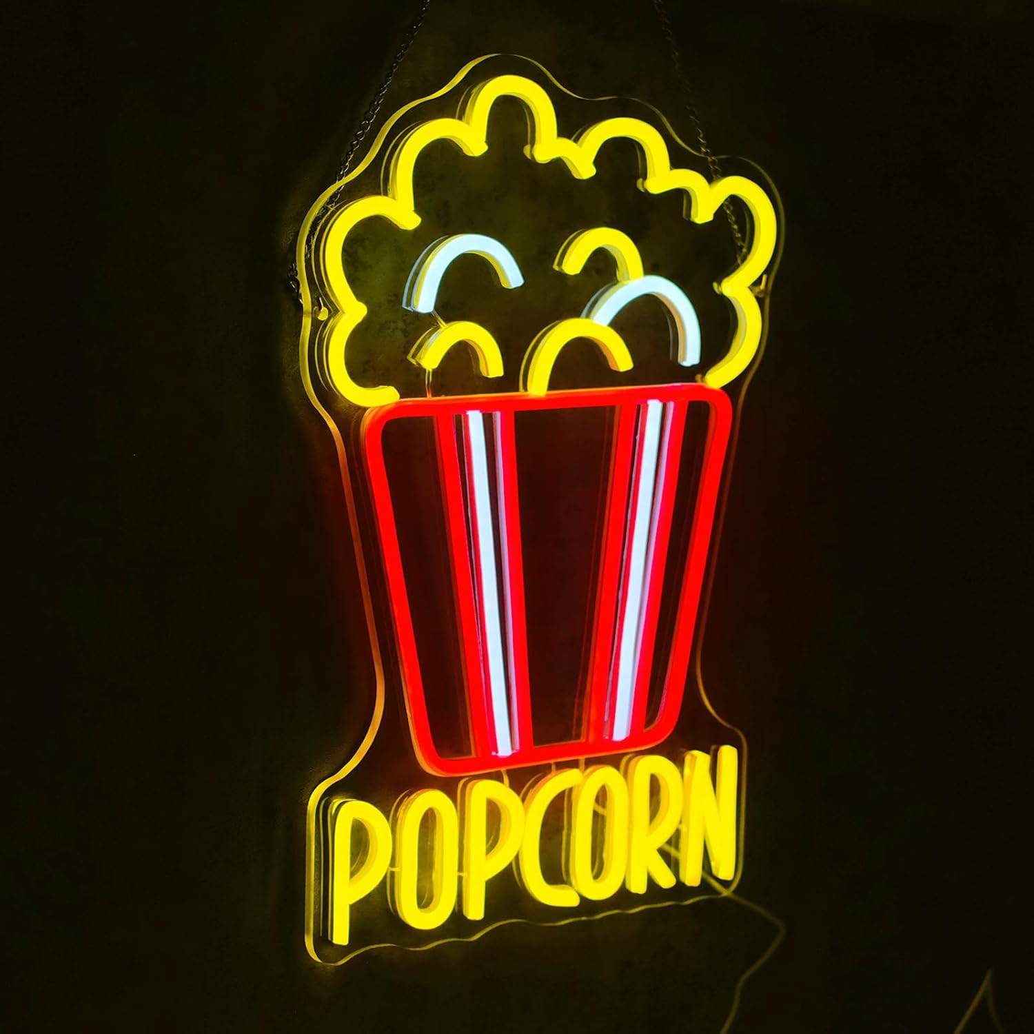 Letrero LED de neón brillante  - Home Cinema Wall Lights reseña y precio