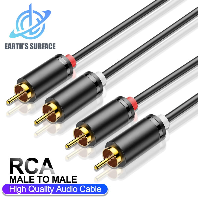 Cable RCA estéreo HIFI, Cable  - Home Cinema Tv reseña y precio