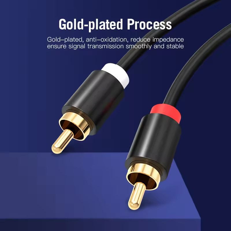 Cable RCA estéreo HIFI, Cable  - Home Cinema Tv reseña y precio