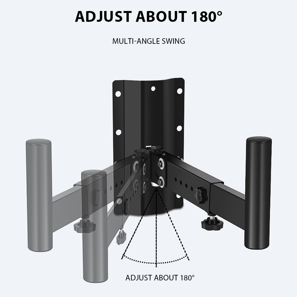 1 par de soportes de pared par - Wall Mount Speaker reseña y precio