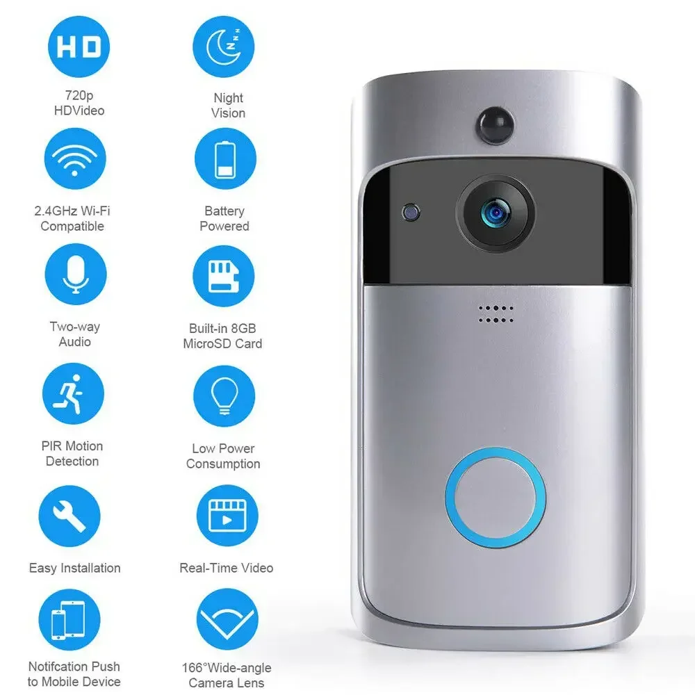 Timbre inalámbrico WIFI para e - Home Cinema Hd reseña y precio