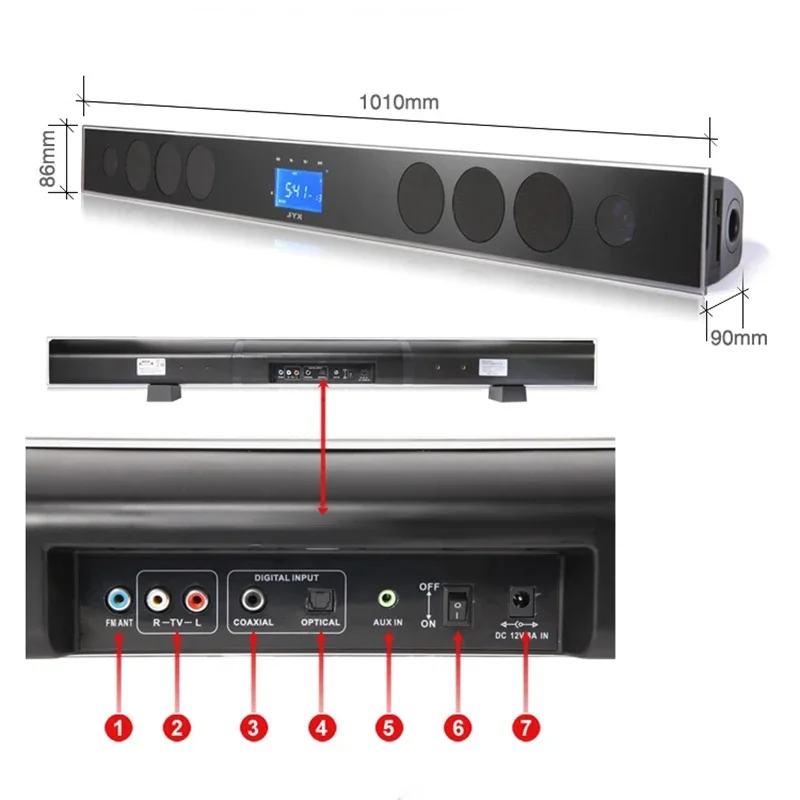 Barra de Sonido Inalámbrica Mu - Home Cinema Of Soundbar reseña y precio