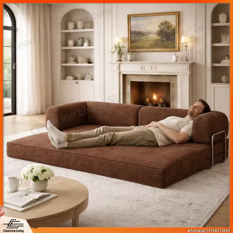Sofá Cama de Tela de 2 Plazas  - Home Cinema For Small Room reseña y precio