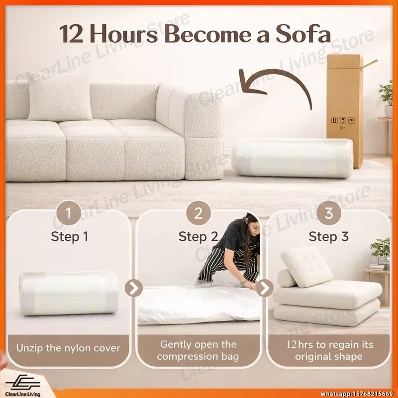 Sofá Cama de Tela de 2 Plazas  - Home Cinema For Small Room reseña y precio